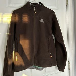 Brown North Face Fleece